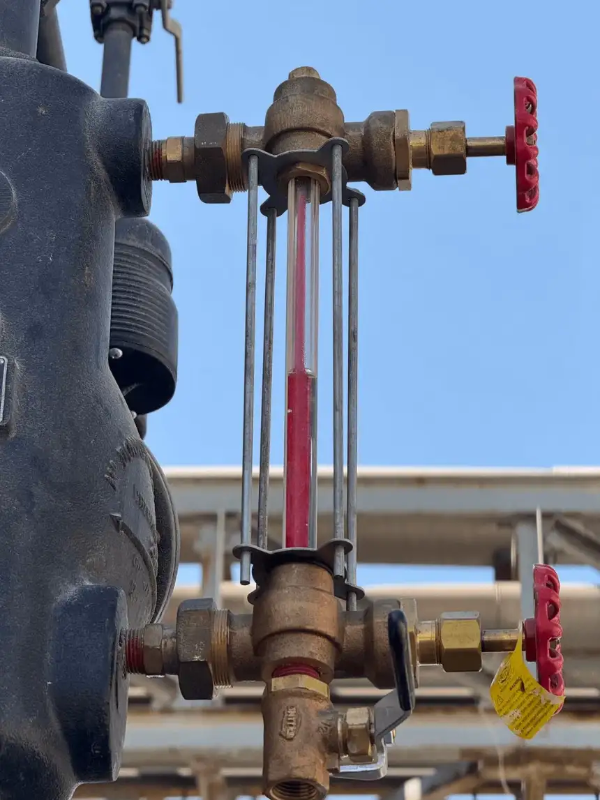 Prueba de bajo nivel de agua